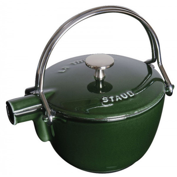 Théière - bouilloire fonte 1,15L| vert basilique - Staub (Vue 2)