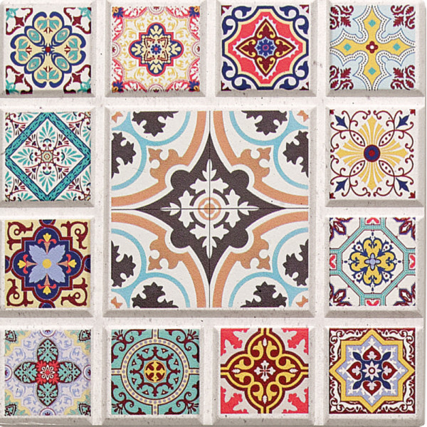 Casablanca. Dessous-de-plat  losange 20 × 20 cm - Zassenhaus | 057713 (Vue 2)