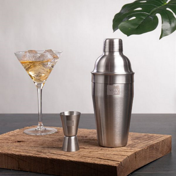 Shaker à cocktail - Acier Brossé - Vacuvin