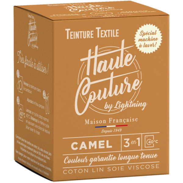 Haute Couture. Teinture textile camel - Lightning | Art. TTHC25350