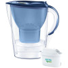 Marella. Carafe filtrante 2,4L bleue + cartouche Maxtra Pro All-in-1 - Brita | Art. 1051119 (Vue 1)