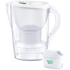 Marella. Carafe filtrante 2,4L blanche + cartouche Maxtra Pro All-in-1 - Brita | Art. 1051118 (Vue 1)