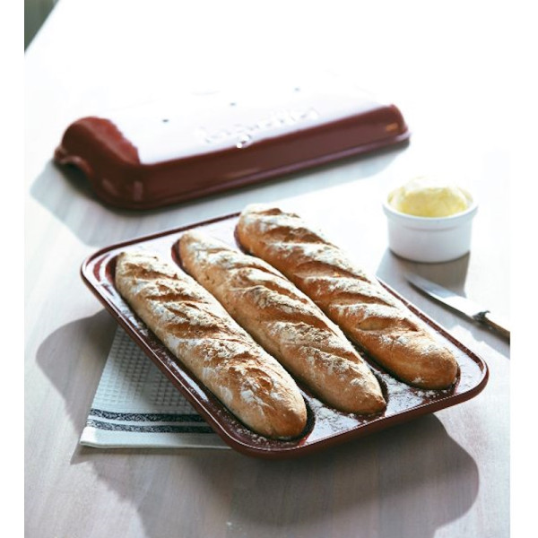 Flame. Coffret Moule à Baguettes grand cru - Emile Henry | Art. 795506 - Vue 2