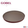Gobel. Tourtière ronde cannelée - antiadhérente - fond fixe - h25 mm - Tellier | Art. Vue 1