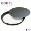 Gobel. Tourtière ronde cannelée haute - antiadhérente - fond mobile - h35 mm - Tellier | Art. 226620 - Vue 1