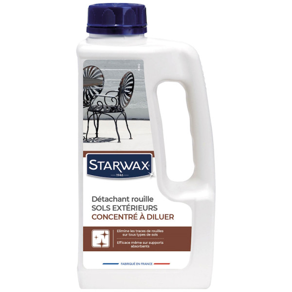 Détachant rouille sols extérieurs - Starwax