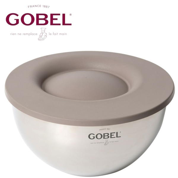 Gobel. Cul de poule inox avec couvercle-base Ø 24 cm - Tellier | Art. GL20P003 - Vue 2