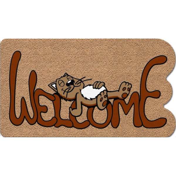 Kokarda. Tapis Faux Coco Chat relax Welcom 40 x 70 cm - EuroFlock Division | Art. 20734