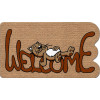 Kokarda. Tapis Faux Coco Chat relax Welcom 40 x 70 cm - EuroFlock Division | Art. 20734