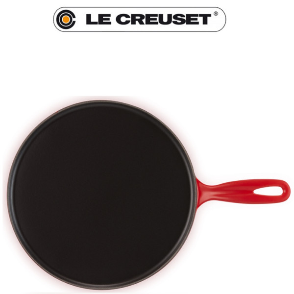 Crêpière en fonte 27 cm rouge cerise - Le Creuset | Art. 20136270600460 - Vue 5