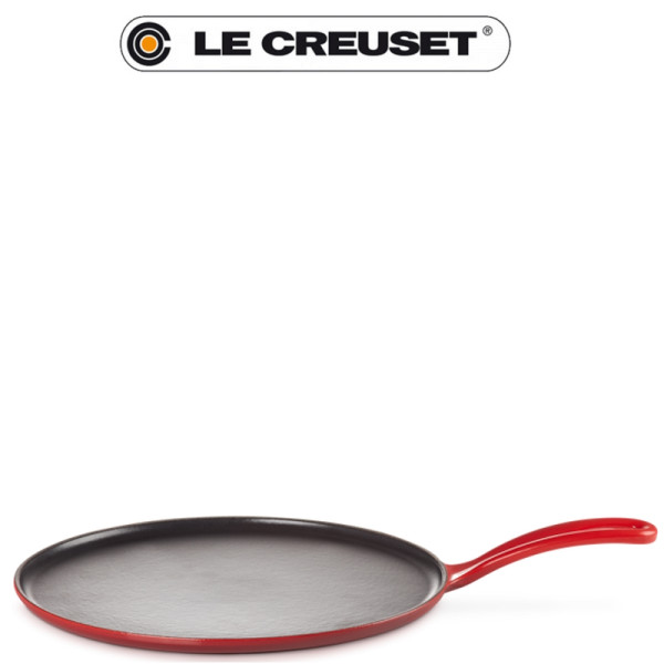 Crêpière en fonte 27 cm rouge cerise - Le Creuset | Art. 20136270600460 - Vue 3
