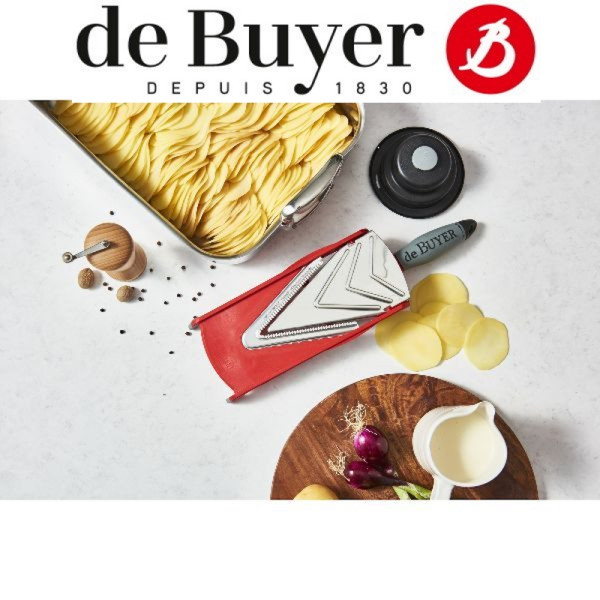 Kobra V Axis. Mandoline - Coupe-tranche rouge  - De Buyer | Art. 2011.41 - Vue 4