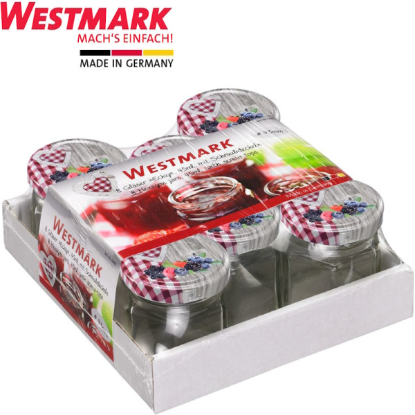 Eckig. Lot de Petits confituriers de 45 à 100 mL - Westmark