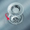 Lot de 2 filtres pour évier en acier inoxydable, ø 70 mm - Westmark | Art. 52082270 - Vue 2