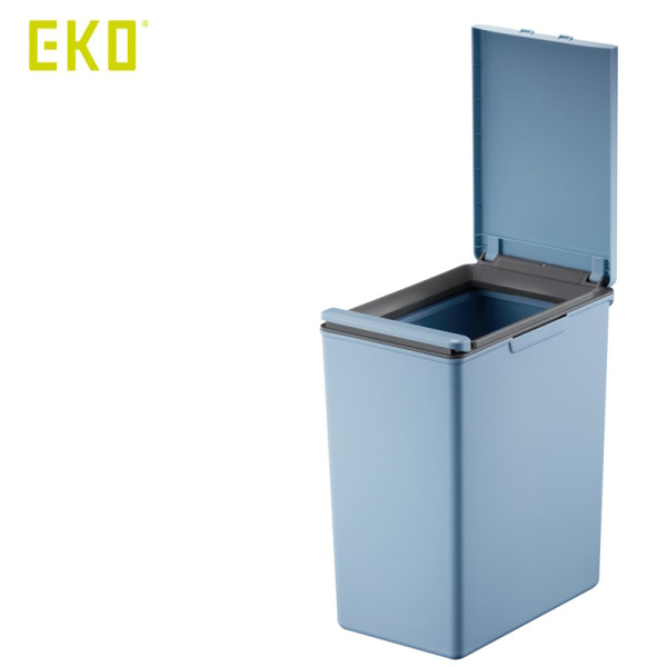 Morandi Touch. Poubelle de recyclage Bleu 20L - EKO | 31195725   - Vue 3
