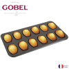 Gobel. Plaque 12 madeleines - antiadhérente - 395 x 200 x 17 mm - Tellier | Art.  264710 - Vue 3