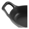 Plat en fonte ovale empilable de 15 à 37 cm gris - Staub Art. 40509-545-0 - Vue 2