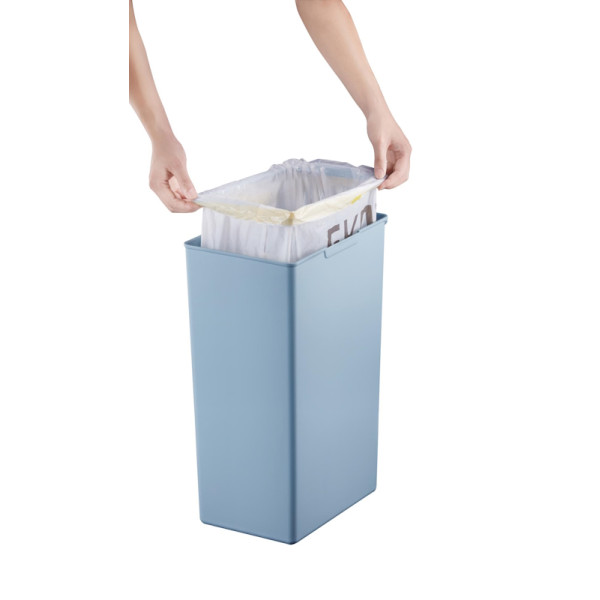 Morandi Touch. Poubelle de recyclage 40L Bleu - EKO | Art. 31204007 - Vue 4