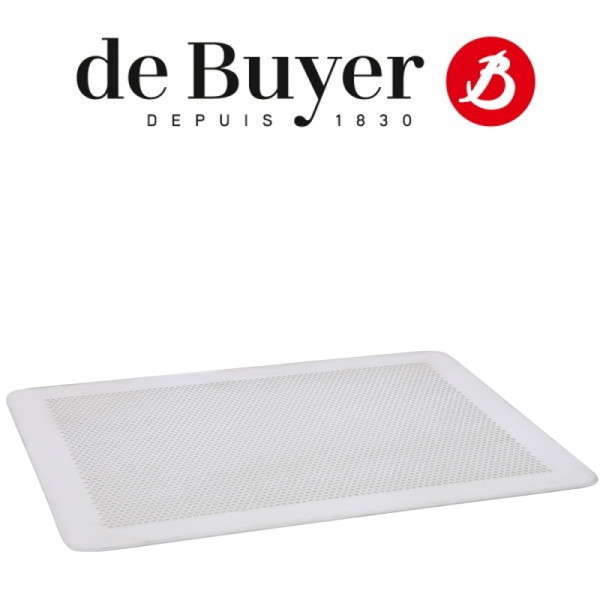 Plaque de cuisson plate perforée 40 x 30 cm - De Buyer