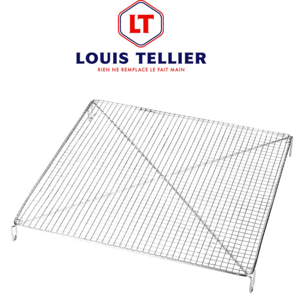 Volette tissée carrée - inox - 26 x 26 x 3 cm - Combrichon | Art. 3100551538605 - Vue 1