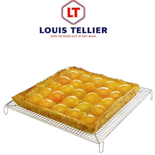 Volette tissée carrée - inox - 26 x 26 x 3 cm - Combrichon | Art. 3100551538605 - Vue 2