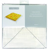 Volette tissée carrée - inox - 26 x 26 x 3 cm - Combrichon | Art. 3100551538605 - Vue 3