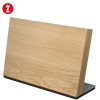 Studio. Bloc à couteaux en bois 36x12,5x23 cm en bois chêne - Zassenhaus | Art. 4006528078213 - Vue 1