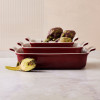Héritage. Plat rectangulaire en céramique Grenat Garnet - Le Creuset | Art. 0843251182312 - vue 4