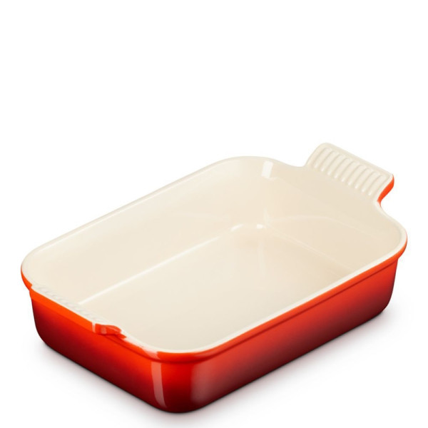 Héritage. Plat rectangulaire en céramique de 19 - 26 - 32 cm - Le Creuset