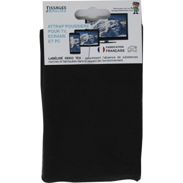Attrape Poussière Ecrans 100% Microvelours Gris 32x30cm - Tissage de Beaulieu | Art. 3165544013163