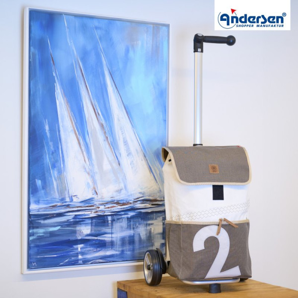 Unus Shopper 360° Mole 2. Chariot 2 roues 41L - Andersen Shopper | Art. 140-093-02 - Vue 5