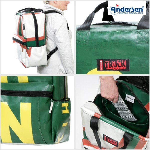 Truck A8. Sac à dos pour chariot 47L - Recycle - Andersen Shopper |Art. 2-299-00 - Vue 3