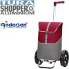 Tura Shopper Lasse. Chariot XXL 2 roues Pneumatique 59L rouge - Andersen Shopper | Art. 136-221-70 - Vue 1