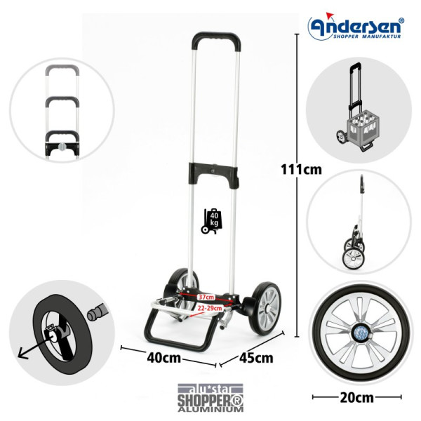 Chariot Pour Bouteille De Gaz 13 Kg - Avec Roues Gonflables, Adaptable Aux Petites Bouteilles Type Malice, Cube