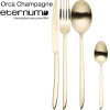 Orca Champagne. Couverts inox poli mat (4 mm) - Eternum | Art. 1489 - Vue 1