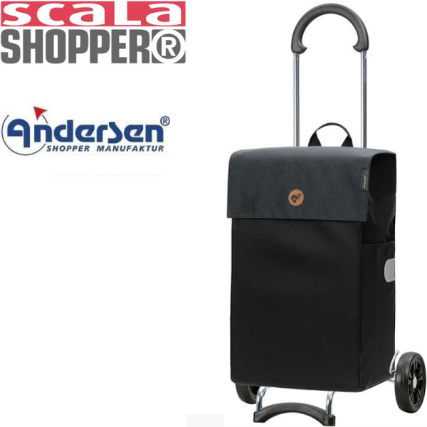 Scala Shopper Hera. Chariot 2 roues 47L Noir - Andersen Shopper | Art.112-004-84 - Vue 1