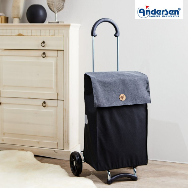 Scala Shopper Hera. Chariot 2 roues 47L Noir - Andersen Shopper | Art.112-004-84 - Vue 2