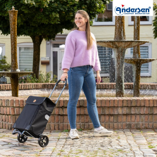Scala Shopper Weda. Chariot 2 roues 36L Noir - Andersen Shopper | Art. 112-201-80 - Vue 2