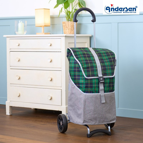 Scala Shopper Gese. Chariot 2 roues 46L Vert-50 - Andersen Shopper | Art. 112-216-50 - Vue 2