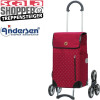 Treppensteiger Scala Shopper Sofia. Chariot 6 roues 43L Rouge - Andersen Shopper | Art. 119-202-70 - Vue 1