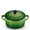Mini Cocotte céramique Vert Bamboo, 10 cm - Le Creuset | Art. 0843251165728 - Vue 1