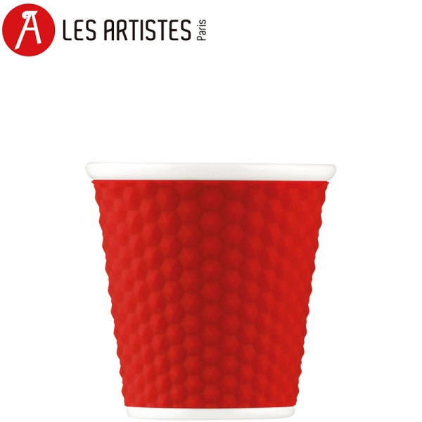 Gobelet nid d'abeille Django (Rouge) - Les Artistes Paris | Art. 3614300011191