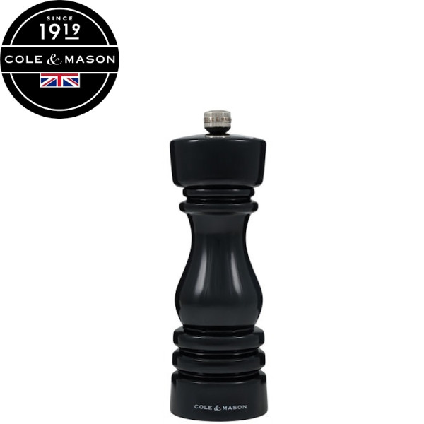 London. Moulin à poivre ou à sel Noir 18 cm - Cole & Mason