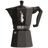 Moka Exclusive. Cafetière Italienne de 3 à 6 tasses Noir - Bialetti