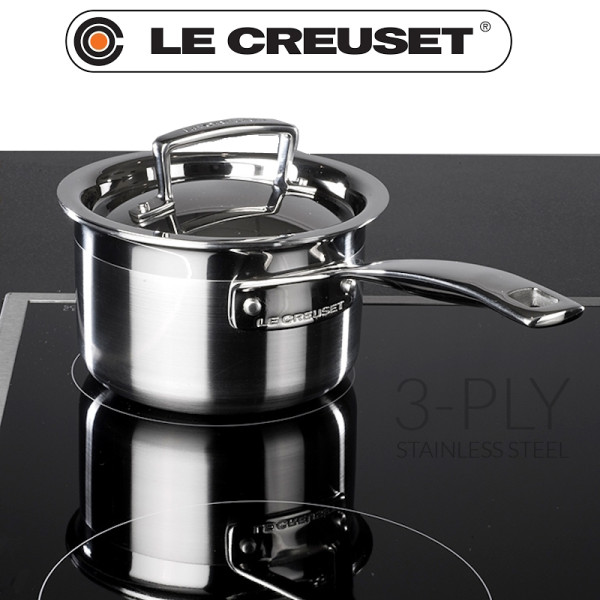 Batterie De Cuisine 5 Pièces En Acier Inoxydable - Set Casseroles Avec Couvercles Verre Et Fond Induction