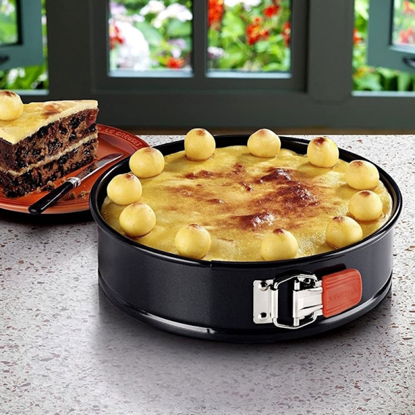 Moule à Gâteau Rond 20 Cm Avec Charnière Et Revêtement Antiadhésif - Démontable, Parfait Pour Cheesecake Et Pâtisseries