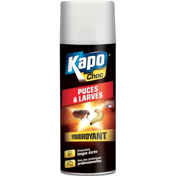 Aérosol spécial puces et larves 400 ml - kapo