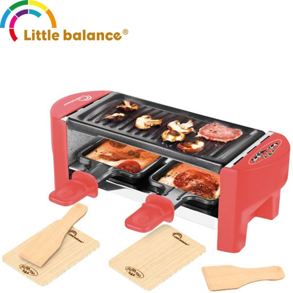 Happy. Raclette 2 personnes rouge - Little Balance | Art. 3760240786313 - vue 2