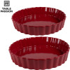 Set de 2 tourtière 24 et 28 cm Rouge - Table & Passion | Art. 3106234650138 - vue 2