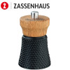 Worker. Moulin à poivre et sel 10 cm - fonte et bois -  Zassenhaus | Art. 4006528035827
